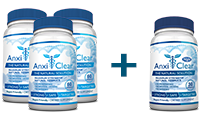 AnxiClear (3 Bottles ) + AnxiClear PM (1 Bottle)