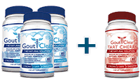GoutClear (3 Bottles) + TartCherry (1 Bottle)
